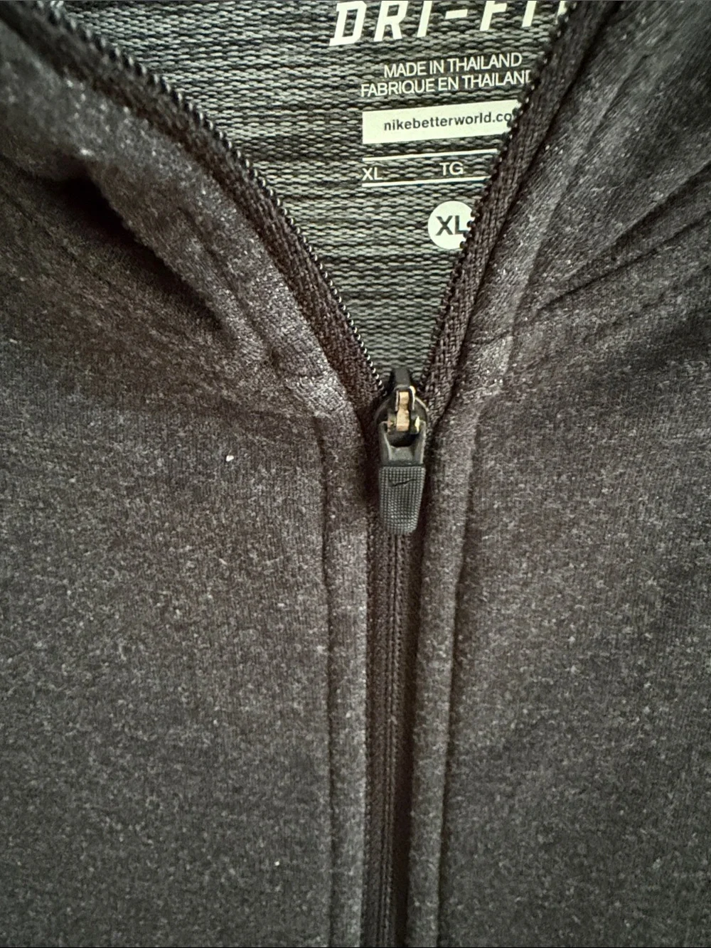 Nike Women's Black Dri-FIT Full-Zip Hoodie